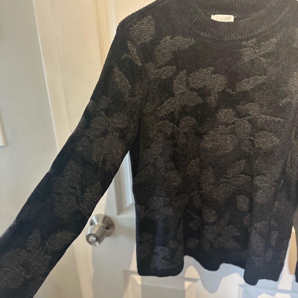 J.Jill Floral Sweater Small - Picture 4 of 7